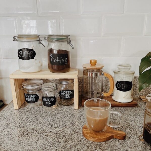 Wooden Space Saver Kitchen Shelf (Hugo) - Image 9