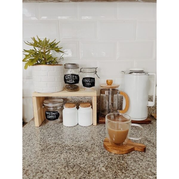 Wooden Space Saver Kitchen Shelf (Hugo) - Image 7