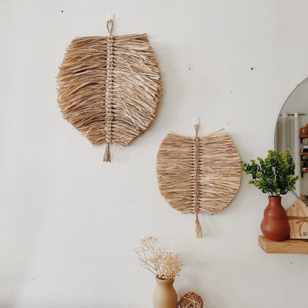 Rafia Feather Wall Hang (Felecita) - Image 12