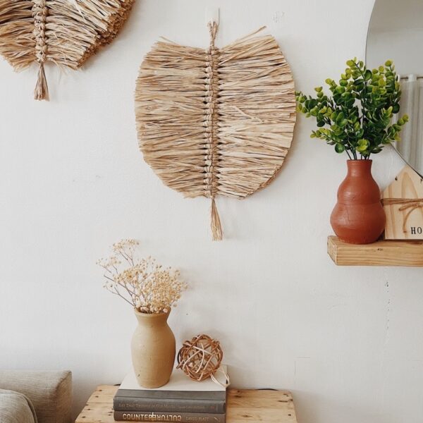 Rafia Feather Wall Hang (Felecita) - Image 11