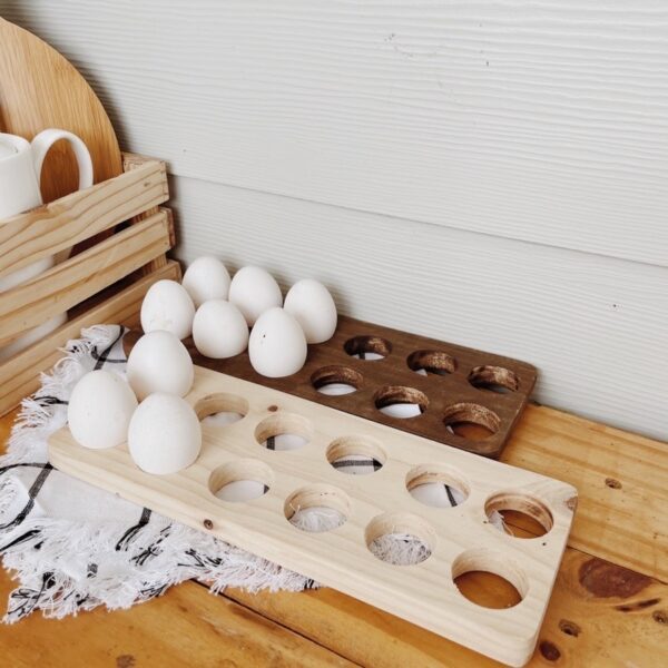 Wooden Egg Tray / Egg Holder (Emily) - Image 6