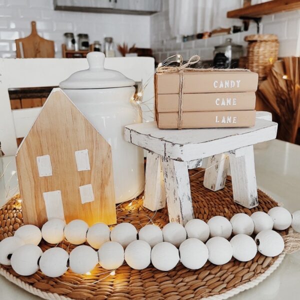 Scandinavian Wooden House Tabletop Decor(Sarina) - Image 10