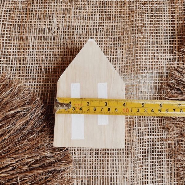 Scandinavian Wooden House Tabletop Decor(Sarina) - Image 3