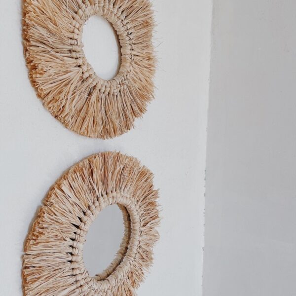 11” Rafia Wall Hanging (Lala) - Image 6