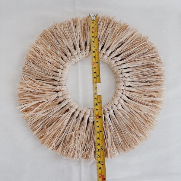 11” Rafia Wall Hanging (Lala) - Image 3