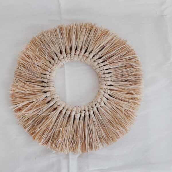 11” Rafia Wall Hanging (Lala) - Image 2