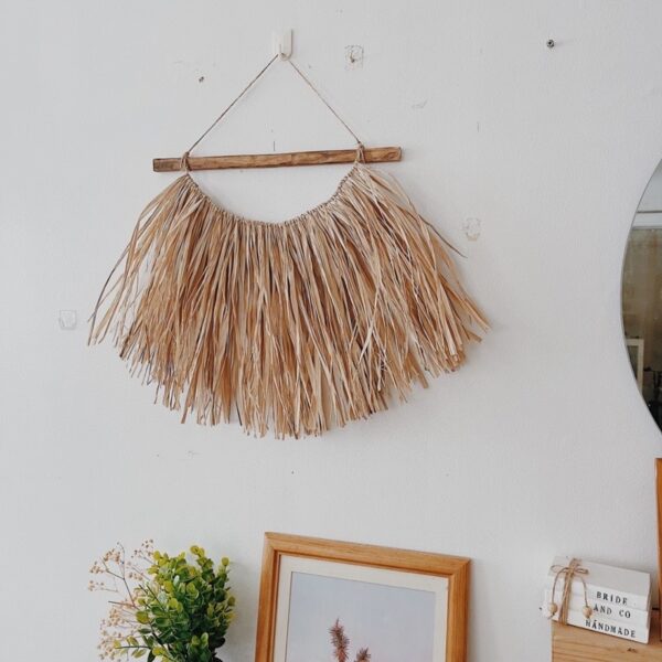 Rafia Wall Hanging Tribal with dowel (Rhoda) - Image 7