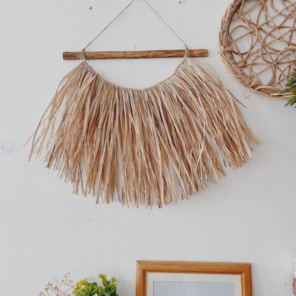 Rafia Wall Hanging Tribal with dowel (Rhoda) - Image 6