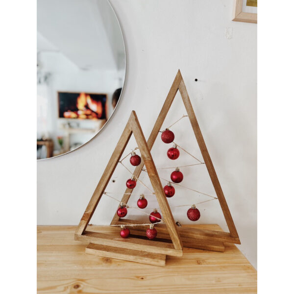 Minimalist Wooden Christmas Tree Set of 2 (Mildred) - Image 5