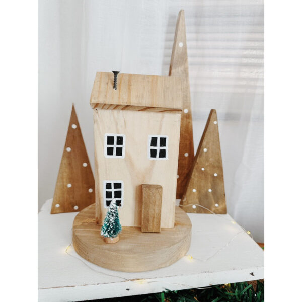 Wonderland Wooden Mini House Decorative(Wilma) - Image 3