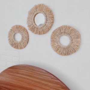 Rafia Boho Wall Hang Set of 3 (Lula)