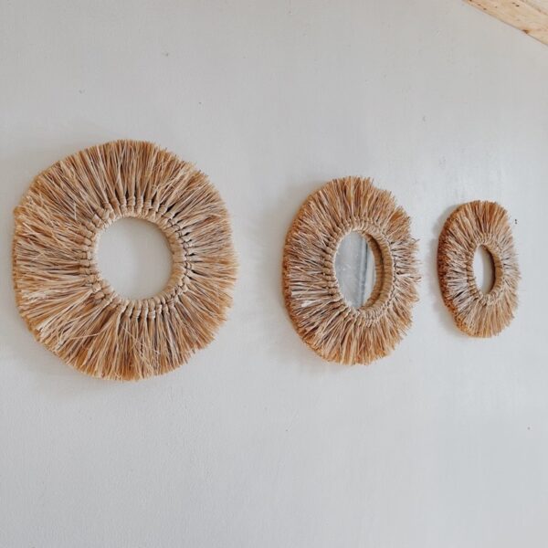 Rafia Boho Wall Hang Set of 3 (Lula) - Image 9
