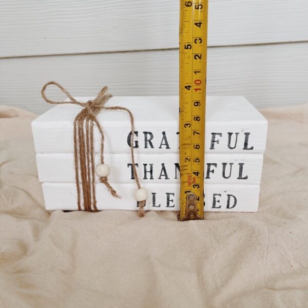 Wooden Book Stacks Farmhouse/Country Decor (Wendy) - Image 8