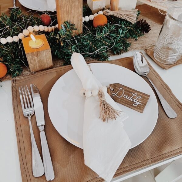 Table Napkin Cheesecloth/Canvas Linen (Nancy) - Image 11