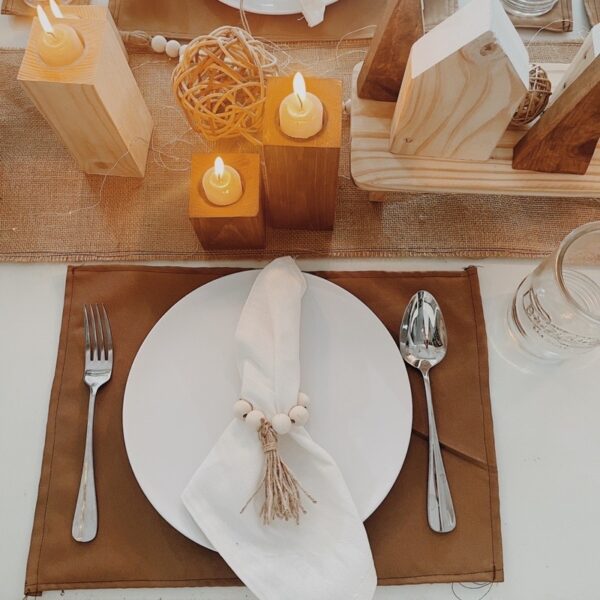 Table Napkin Cheesecloth/Canvas Linen (Nancy) - Image 6