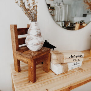 Small Bench Wooden Riser (Charlie)