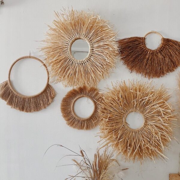 ROUND BOHO WALL HANG SET OF 5 pcs - Image 8
