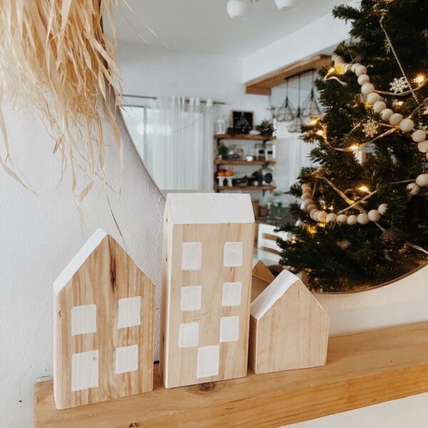 Wooden Scandinavian House Set of 3 (Salome) - Image 10