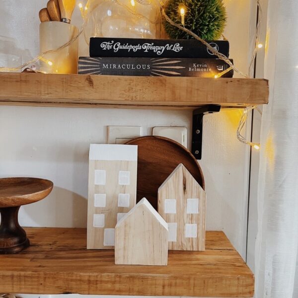 Wooden Scandinavian House Set of 3 (Salome) - Image 9