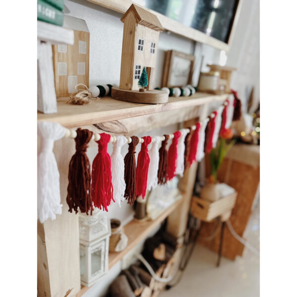 Wool Garland with beads Decorative (Gloria)