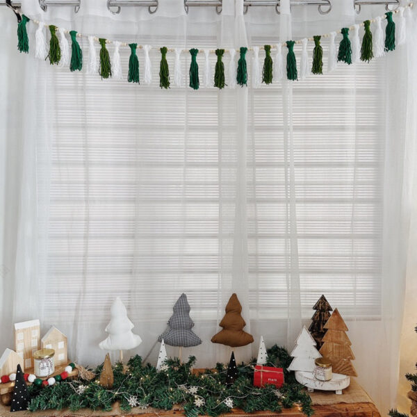 Wool Garland with beads Decorative (Gloria) - Image 8
