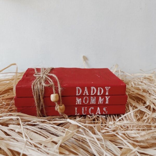 Christmas Book Stacks Farmhouse decor (Rudolph) - Image 15