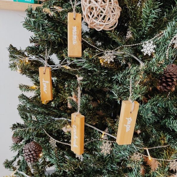 Wooden Stick Ornaments set of 4 (Suzy) - Image 12
