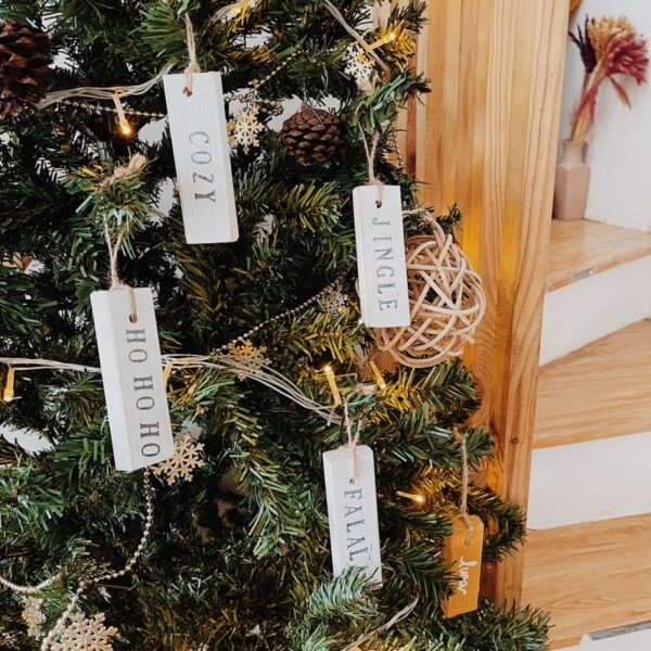 Wooden Stick Ornaments set of 4 (Suzy) - Image 11