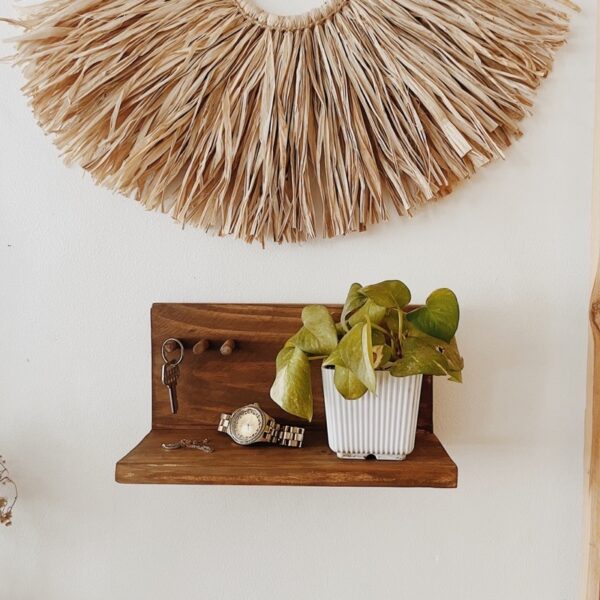 Pots and Keys Holder Shelf (Kameron) - Image 9