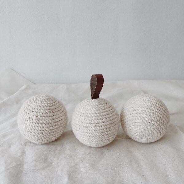 Macrame Ball Set of 3 Decorative (Molly) - Image 7