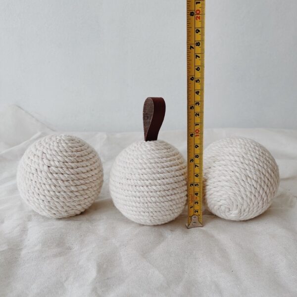 Macrame Ball Set of 3 Decorative (Molly) - Image 5