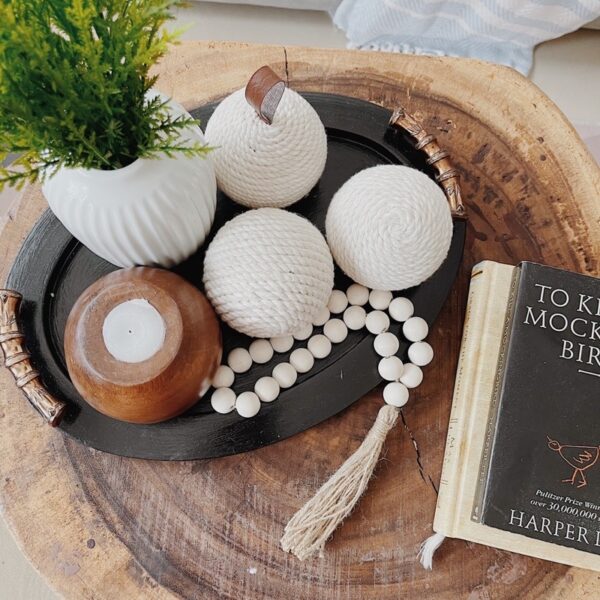 Macrame Ball Set of 3 Decorative (Molly) - Image 3