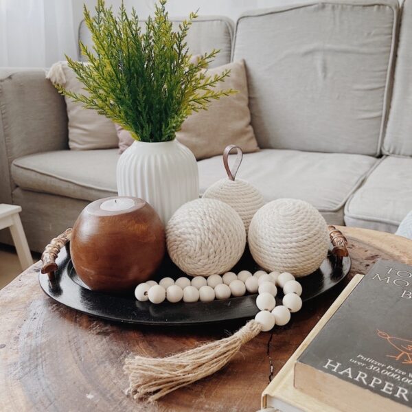 Macrame Ball Set of 3 Decorative (Molly) - Image 2