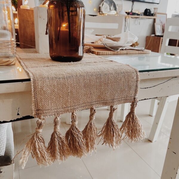 Jute Linen Table Runner (Regina) - Image 5