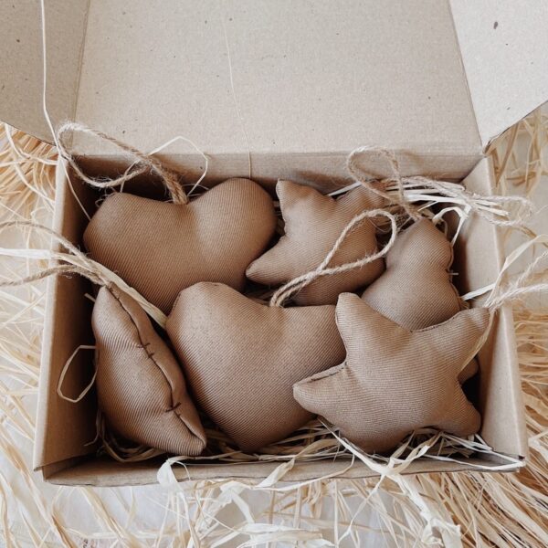Christmas Canvass Ornament set of 6 (Olah) - Image 3