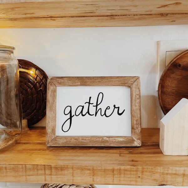 Farmhouse Wooden Leaning Framed Signs (Lucia) - Image 4