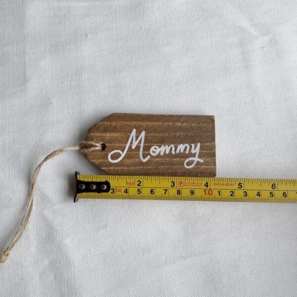 Wooden Name Tag (Nahum) - Image 4
