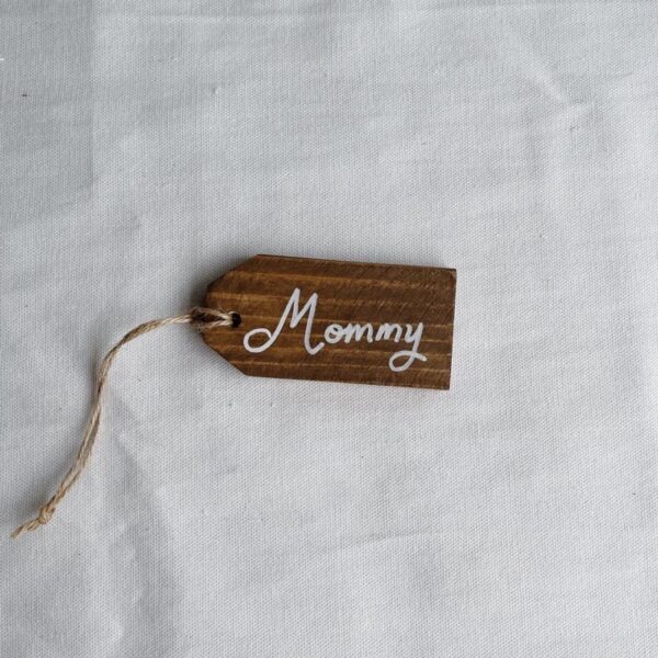 Wooden Name Tag (Nahum) - Image 3
