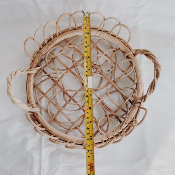12” Woven Abaca Wall Hang/ Tray (Clarita) - Image 2