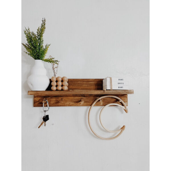 Peg Wall Hang with Shelf (Poppy) - Image 9