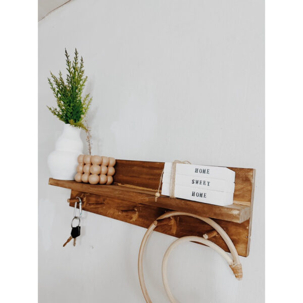 Peg Wall Hang with Shelf (Poppy) - Image 8