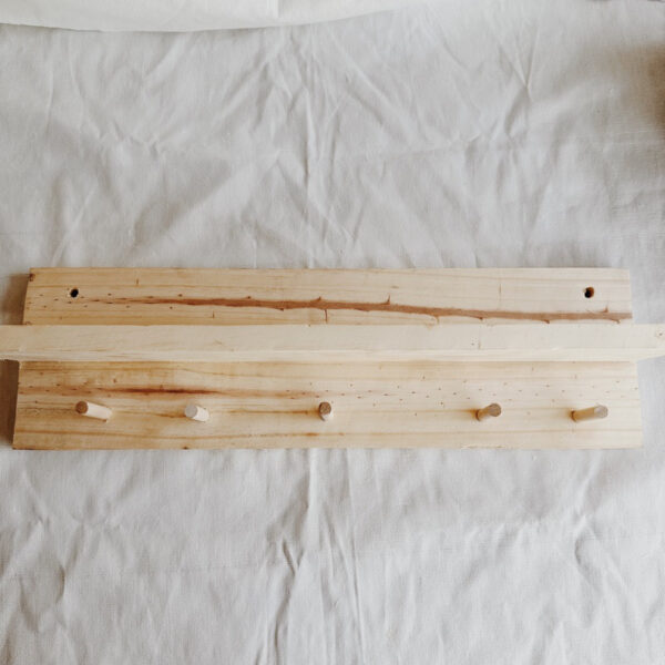 Peg Wall Hang with Shelf (Poppy) - Image 3