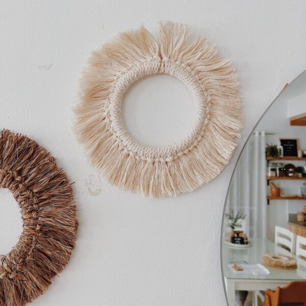 10” Macrame Wall Hang (Margerita) - Image 8