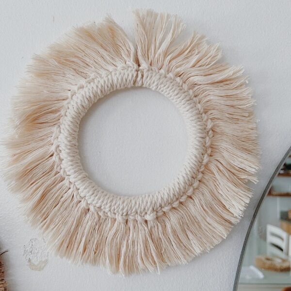 10” Macrame Wall Hang (Margerita) - Image 7