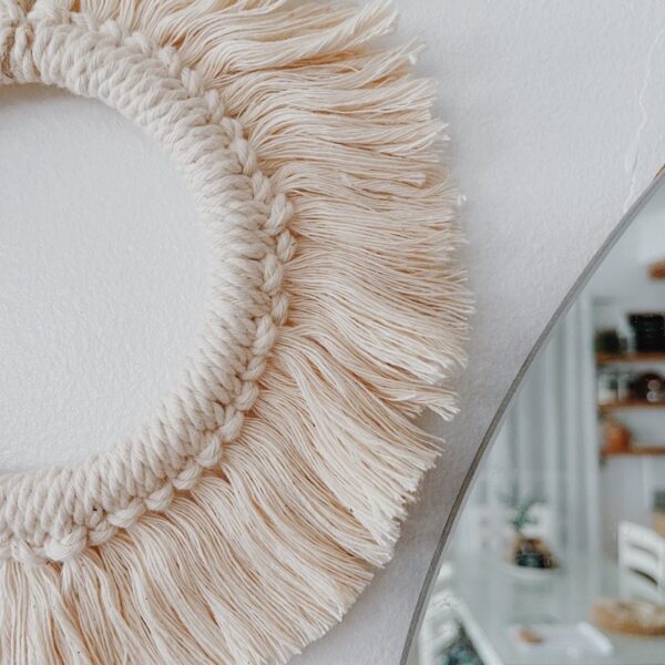 10” Macrame Wall Hang (Margerita) - Image 6