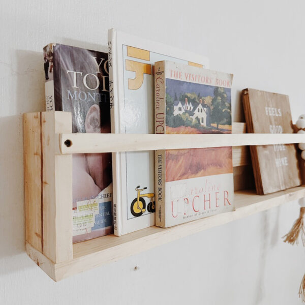 Wooden Book / Magazine Hanging Shelf / Rack (Barra) - Image 10