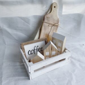Farmhouse Rustic Wooden Crate (Coco)
