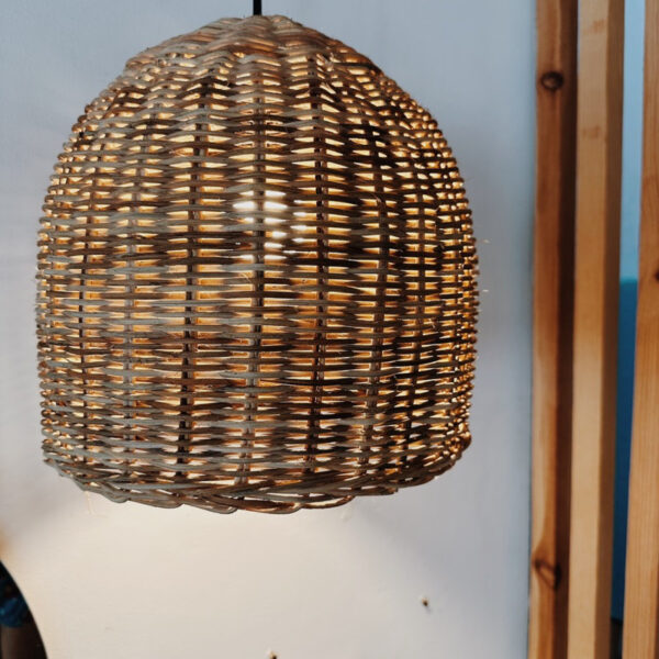 Wicker Pendant Basket Lamp (Dorothy) - Image 7