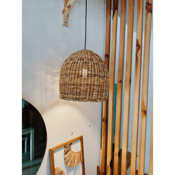 Wicker Pendant Basket Lamp (Dorothy) - Image 8