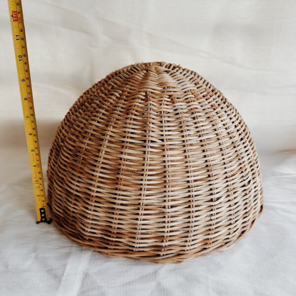 Dome Wicker Pendant Basket Lamp (Delilah) - Image 5